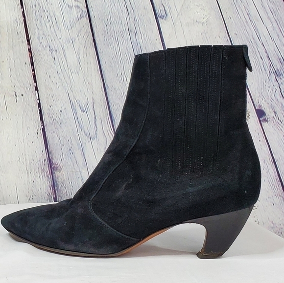 LABUCO Black Suede Ankle Boots in Size 38 - Picture 8 of 16